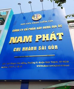 Thi công biển hiệu Alu tại Quận Bình Thạnh, Tp.HCM
